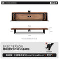 Solid Wood Desk Shelf · Flow System